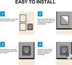Pet-Friendly Screen Door with Flexible Flap