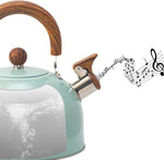 Edelstahl Wasserkocher mit Signalpfeife und Isoliertem Griff