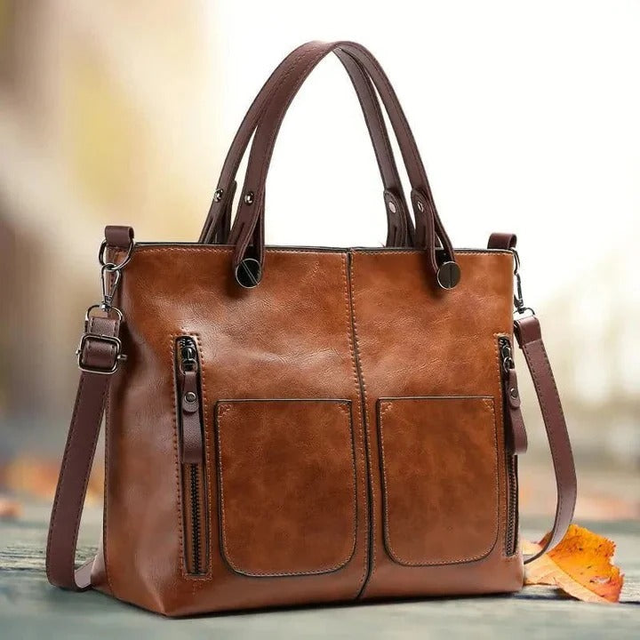 Stylish Leather Bag with Timeless Design