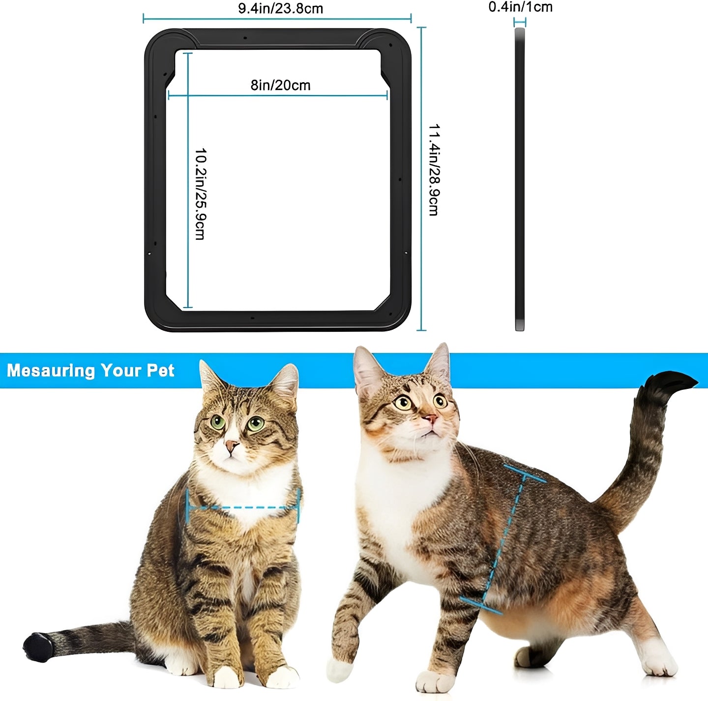 Pet-Friendly Screen Door with Flexible Flap