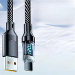 Schnellladekabel mit LED-Anzeige für effizientes Laden
