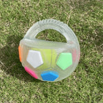 Robustes Hundespielzeug in Ballform mit Flaschen-Design für starke Kauer