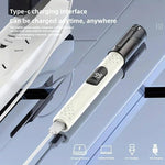 Compact Nose and Ear Hair Trimmer with USB Charging