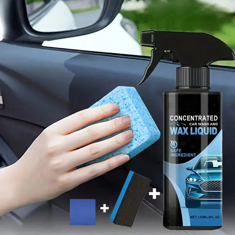 Keramisches Lackschutzspray mit Hochglanzfinish, Mikrofaser-Handtuch und Schwamm