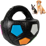 Robustes Gummiball-Hundespielzeug mit Flaschenform für starke Kauer