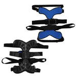 Adjustable back support with individual height adjustment and posture support