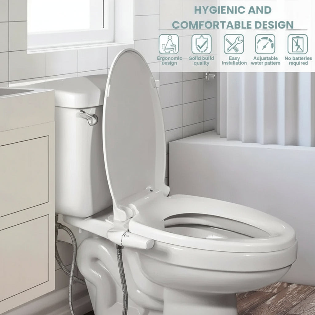 Intelligente Bidet-Aufsatz mit Dualsprühfunktion für Hygiene