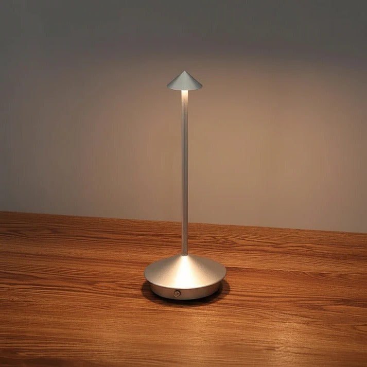 Portable Wireless LED Table Lamp with Touch Dimming Function