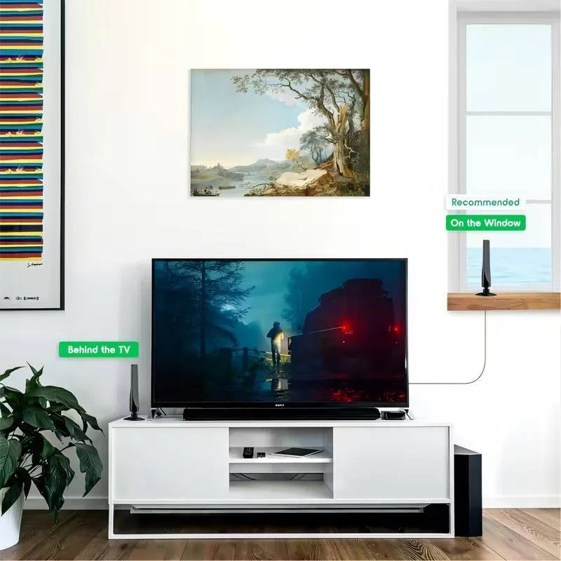 Flache Verstärkte Innenantenne für HD-TV-Empfang