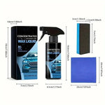 Keramisches Auto-Schutzspray mit Hochglanz-Finish und Zubehör