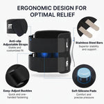 Knee Stabilizer with Adjustable Straps and Dual Pads