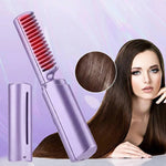 Kabelloser Keramischer Haarglätter mit Frizz-Kontrolle
