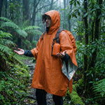 Unisex Wendbarer Regenponcho für Outdoor-Aktivitäten, 2er Set