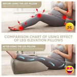 Aufblasbares Beinpillow mit Höhenverstellung und Stauraum