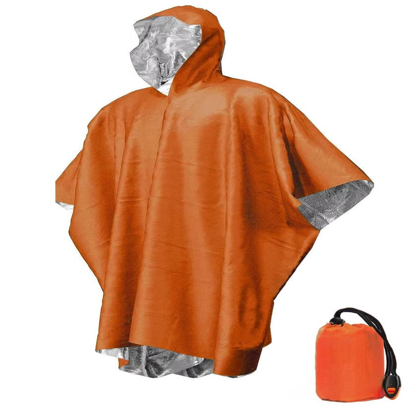Unisex Wendbarer Regenponcho für Outdoor-Aktivitäten, 2er Set