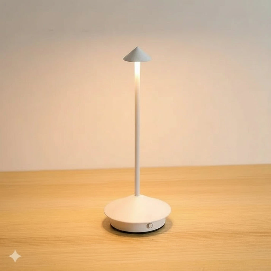 Portable Wireless LED Table Lamp with Touch Dimming Function
