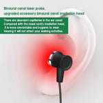 Rechargeable Red Light Device with Dual Probe for Ears and Nose