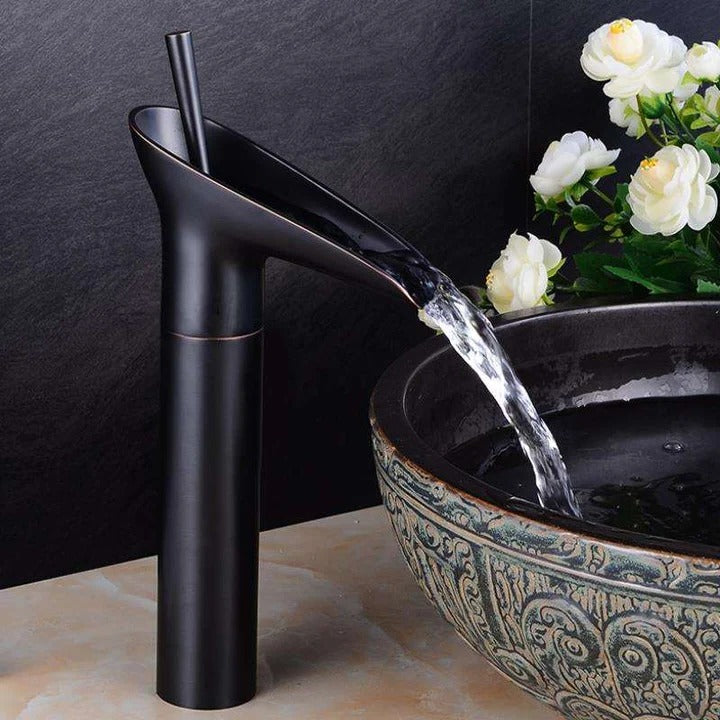 Antique Style Waterfall Bathroom Faucet