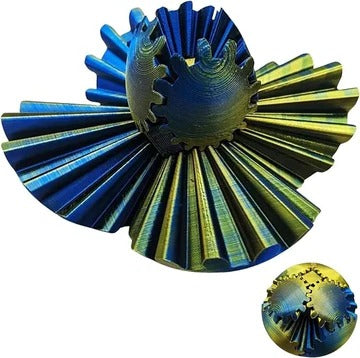Steampunk Fidget-Spielzeug mit rotierenden Zahnrädern – Gear Ball