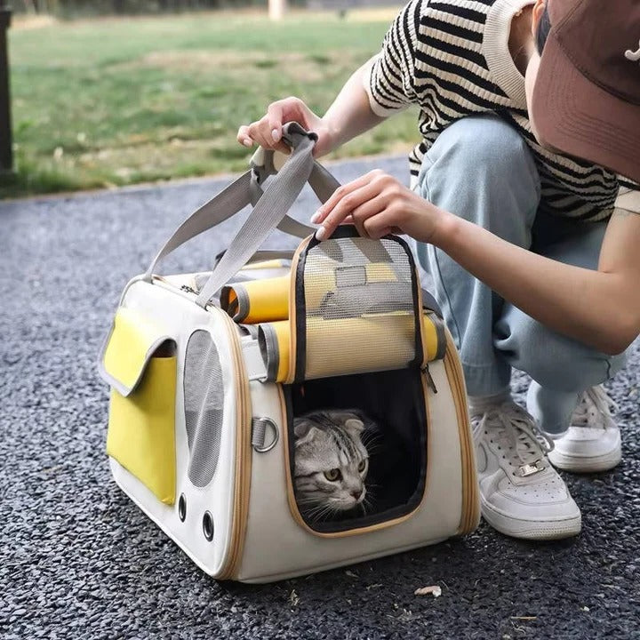 Pet Carrier for Cats and Small Dogs - Comfortable Travel