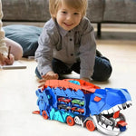 Kids' Dino Adventure Truck with Pull-Back Mechanism