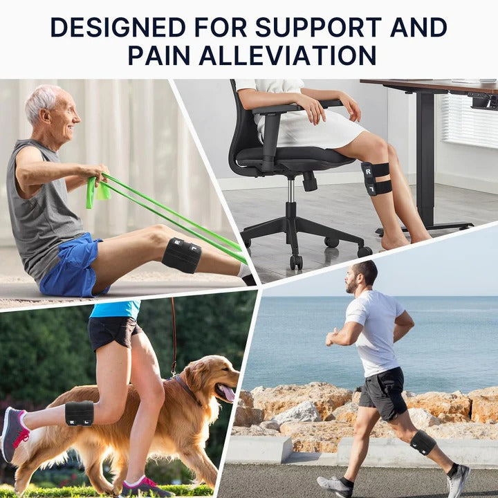 Knee Stabilizer with Adjustable Straps and Dual Pads
