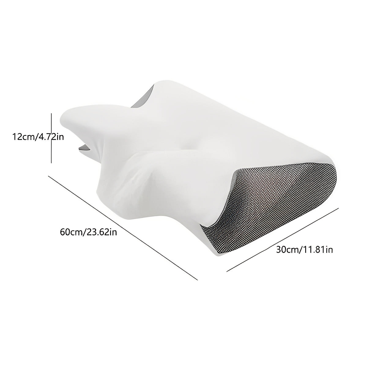 Ergonomisches Kissen mit Armlehnen für Seitenschläfer