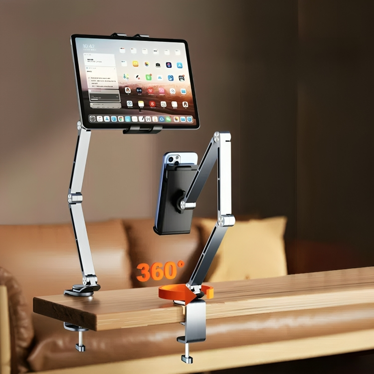 Eleganter Aluminiumständer für Smartphones und Tablets
