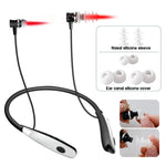 Rechargeable Red Light Device with Dual Probe for Ears and Nose