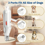 Quiet, rechargeable nail grinder for dogs and cats