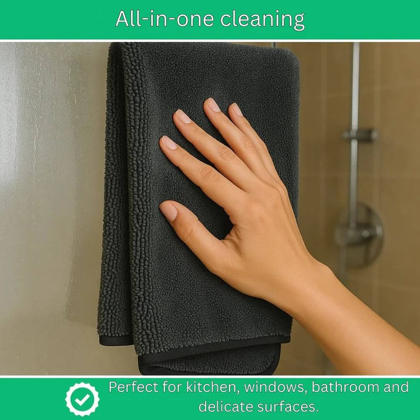 XXL Microfiber Cleaning Cloth with 1200 GSM for Windows and Kitchen