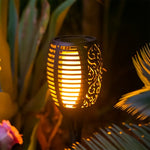 Solar Lichterfackeln im 2er-Set für Garten und Terrasse