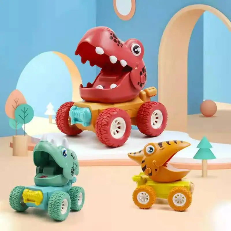 Dinosaur Trucks for Driving Fun - Funny Dino Toys