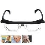 Verstellbare Brille für klare Nah- und Fernsicht