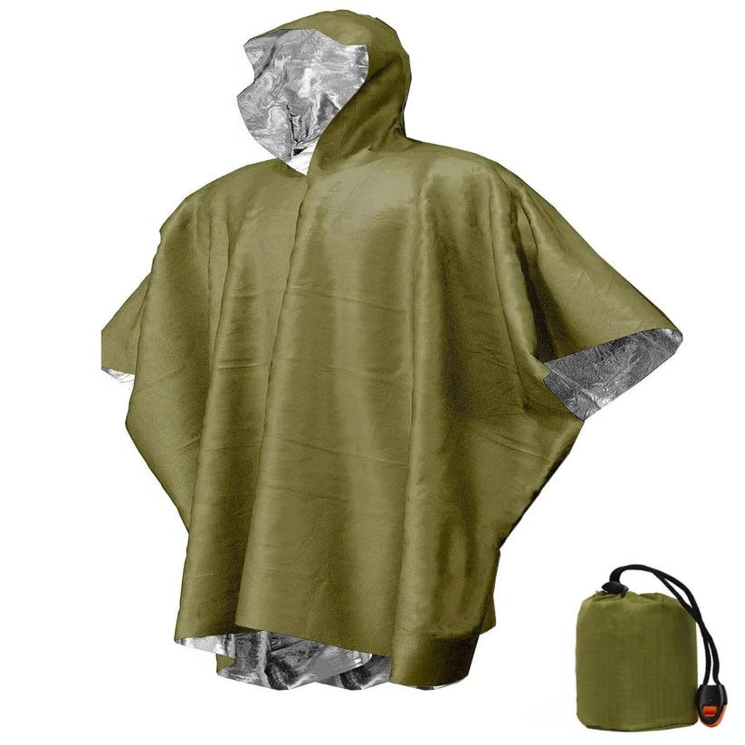 Reversible Rain Poncho for Outdoor Activities, Set of 2