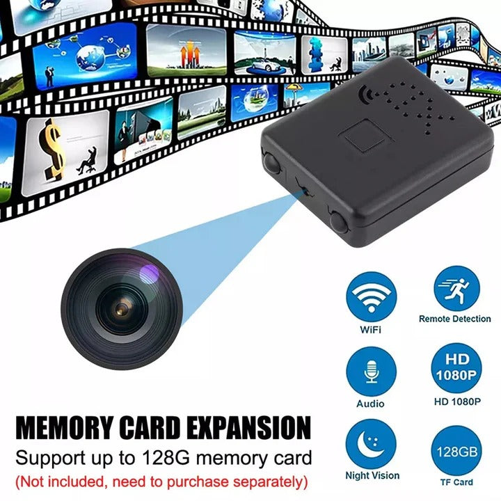 Compact HD Camera with WiFi and Audio Recording