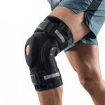 Kniebandage mit seitlichen Stabilatoren für Sport und Fitness