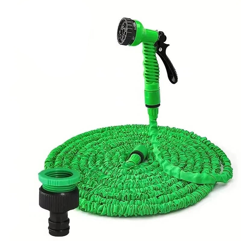 Expandable garden hose solution with multi-layer core