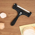 Elegantes Edelstahl-Set für Käse und Butter