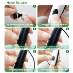 Rechargeable Red Light Device with Dual Probe for Ears and Nose