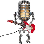 Kreative LED Tischlampe im Retro-Roboterdesign
