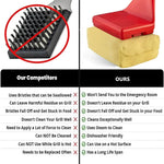 Long-handled grill cleaner with steam pad for effortless cleaning