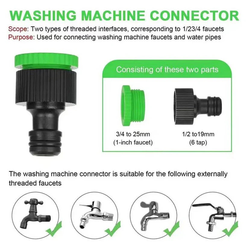 Expandable garden hose solution with multi-layer core
