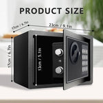 Complex Digital Safe with PIN Code and Emergency Keys