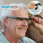 Verstellbare Brille für klare Nah- und Fernsicht