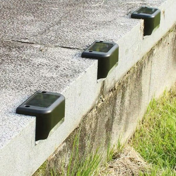 Solarbetriebene Außenbeleuchtung für Terrassen, 4er Set