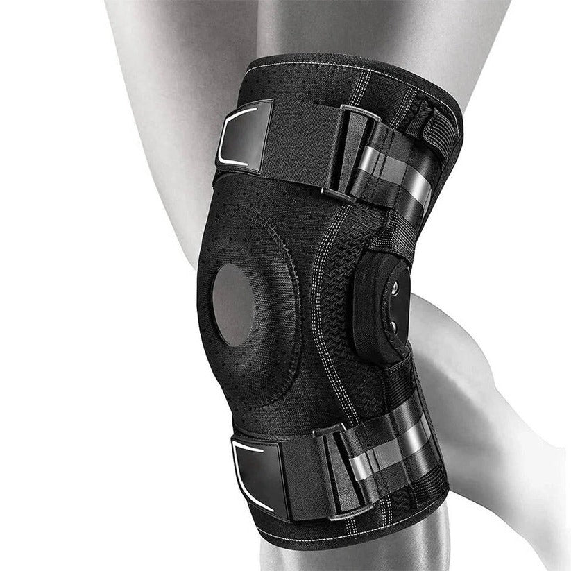 Kniebandage mit seitlichen Stabilatoren für Sport und Fitness