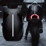 Motorradhelm-Rucksack 40L mit Laptopfach und Reflexstreifen