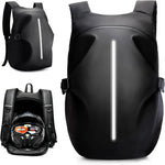 Motorrad Rucksack 40L mit Laptopfach und Reflektoren