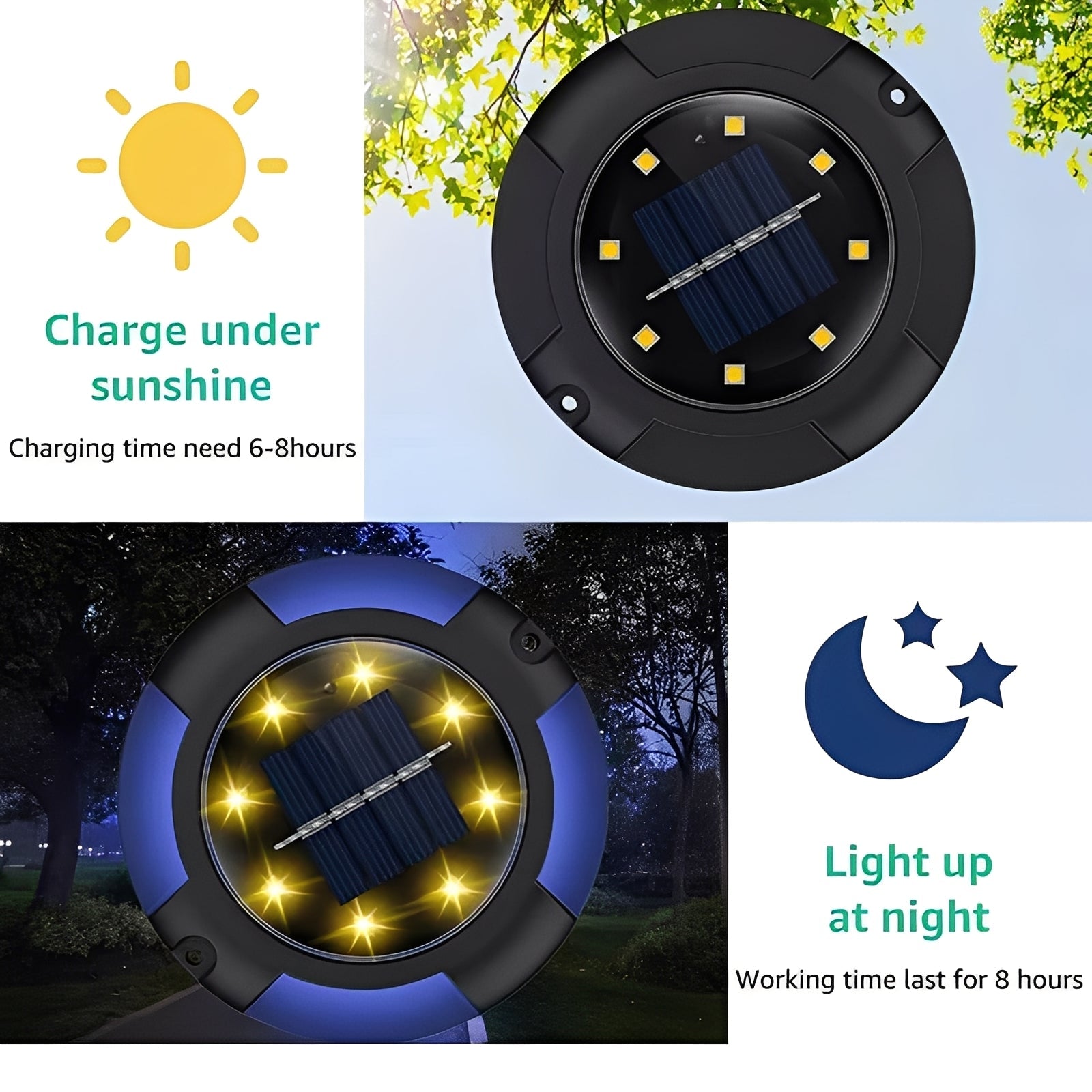 Solarlampen für den Außenbereich mit modernem Design